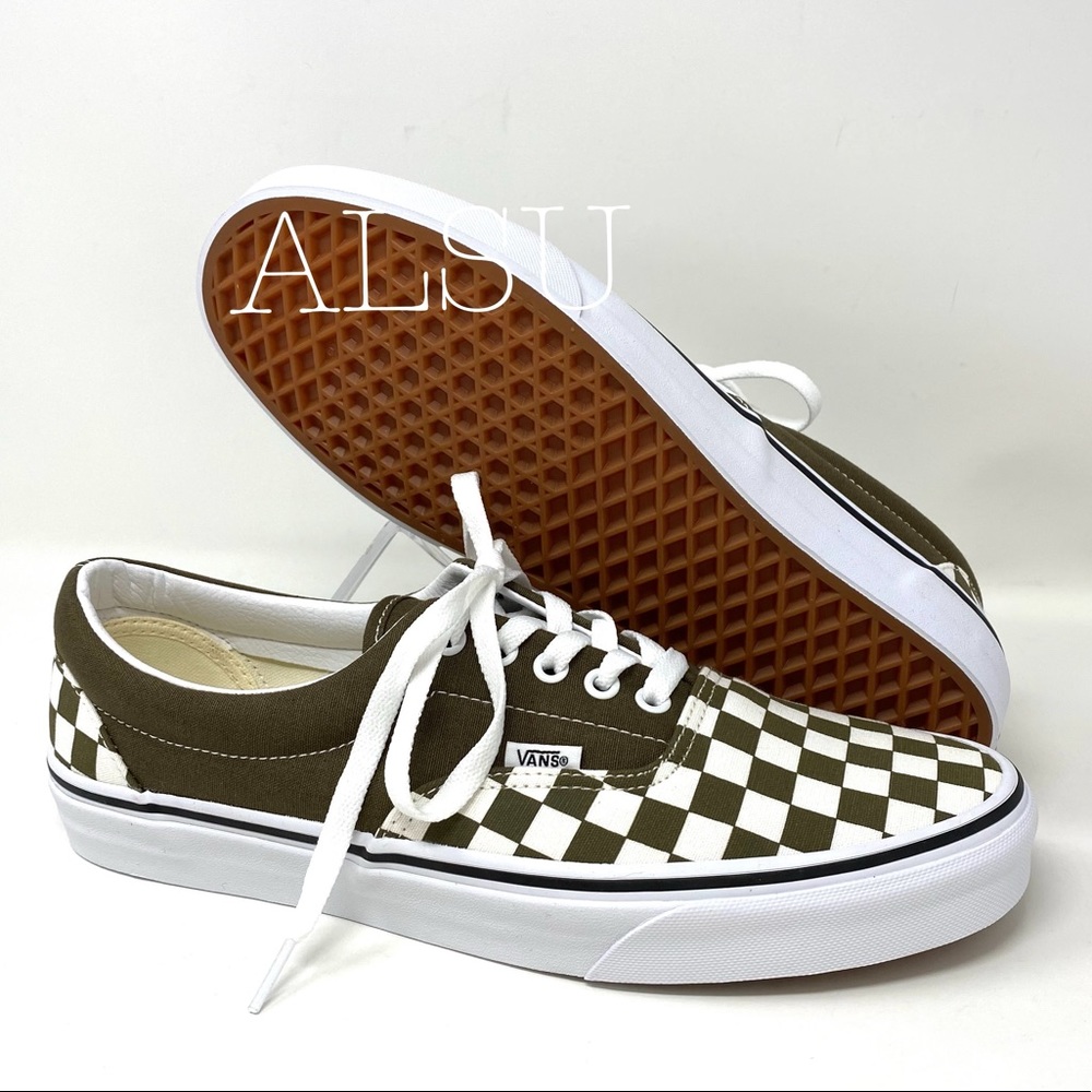 VANS 🔥SALE!🔥 Checkerboard Beech Dark Green White Low Sneaker Men’s VN0A4BV4VXI - Picture 10 of 11